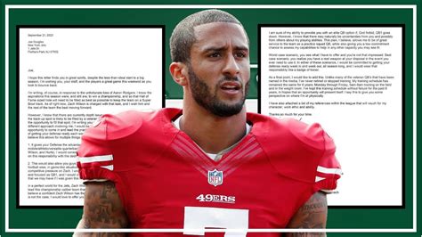 Colin Kaepernick pens letter to New York Jets asking to be signed to practice squad